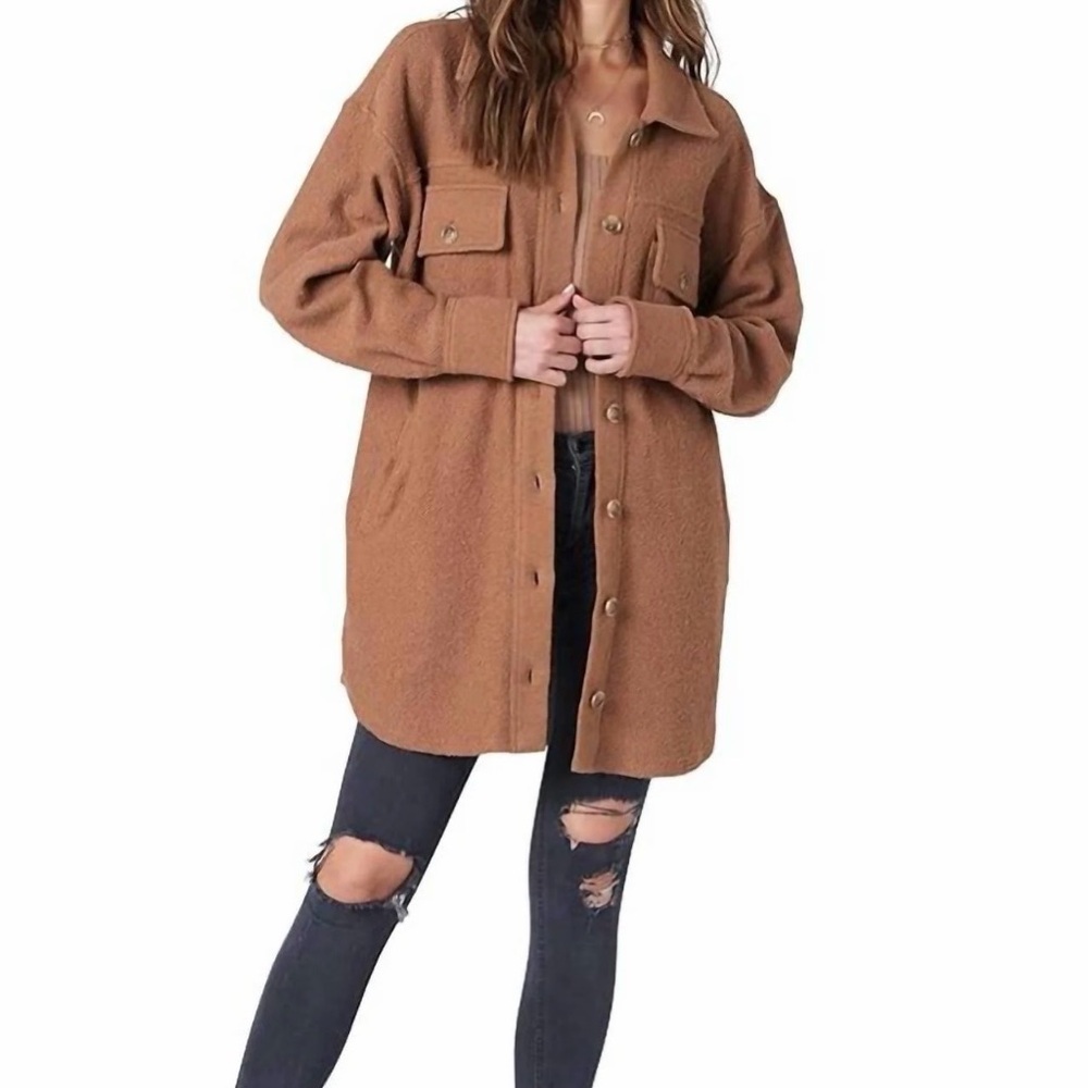 Sienna Button Up Oversized Shacket